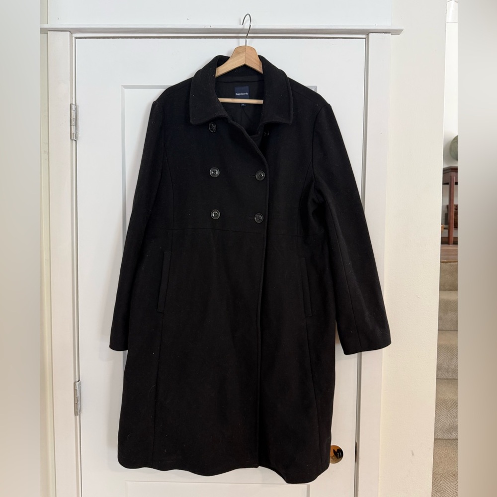 GAP Elegant Black Women's Pea Coat